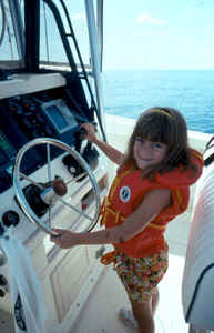 Lindsay Poveromo at the wheel of the MARC VI in 1992.